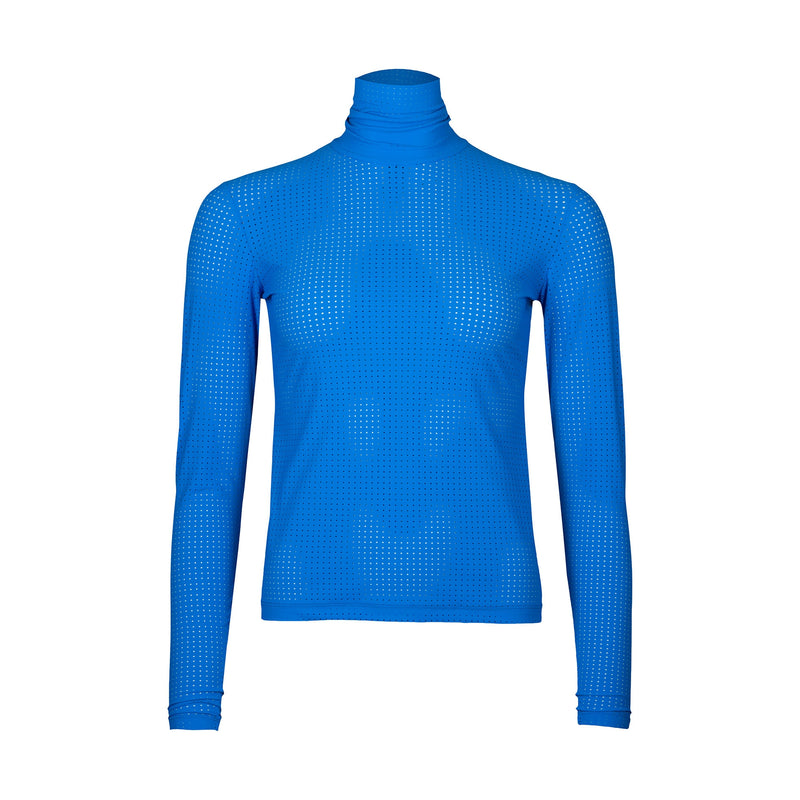 SOUL TURTLENECK PERFORE BRIGHT BLUE | BRIGHT BLUE