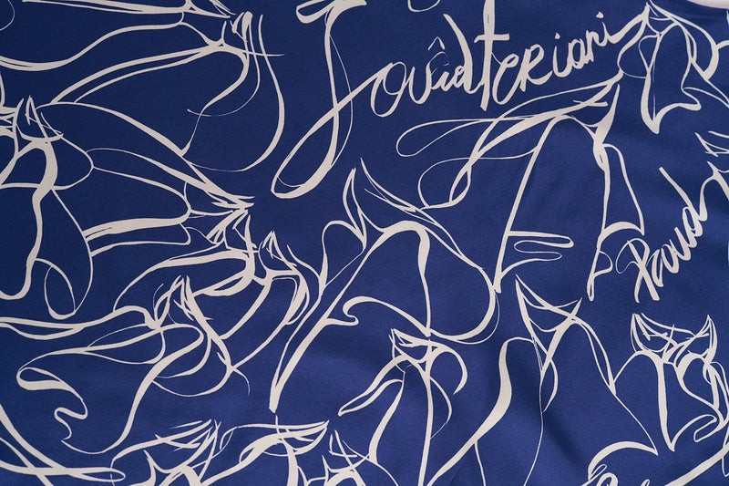 SCARF ELISA | MID BLUE
