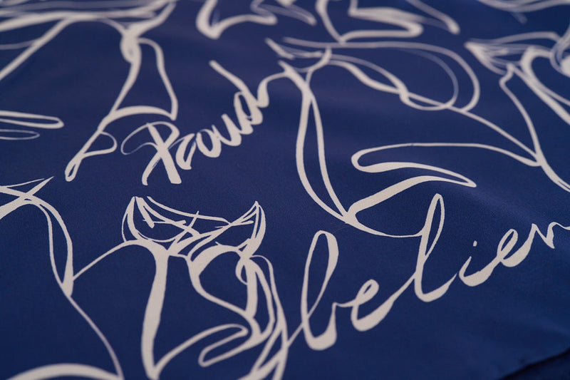 SCARF ELISA | MID BLUE