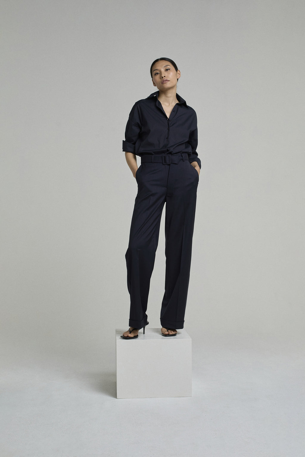 COOL WOOL COSTUME BELT | BLUE BLACK