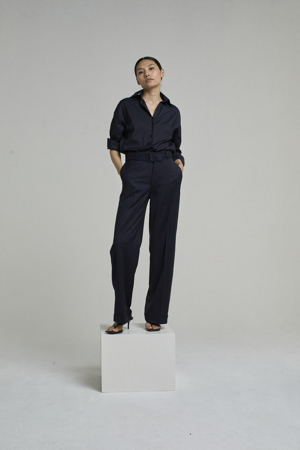 COOL WOOL COSTUME BELT | BLUE BLACK