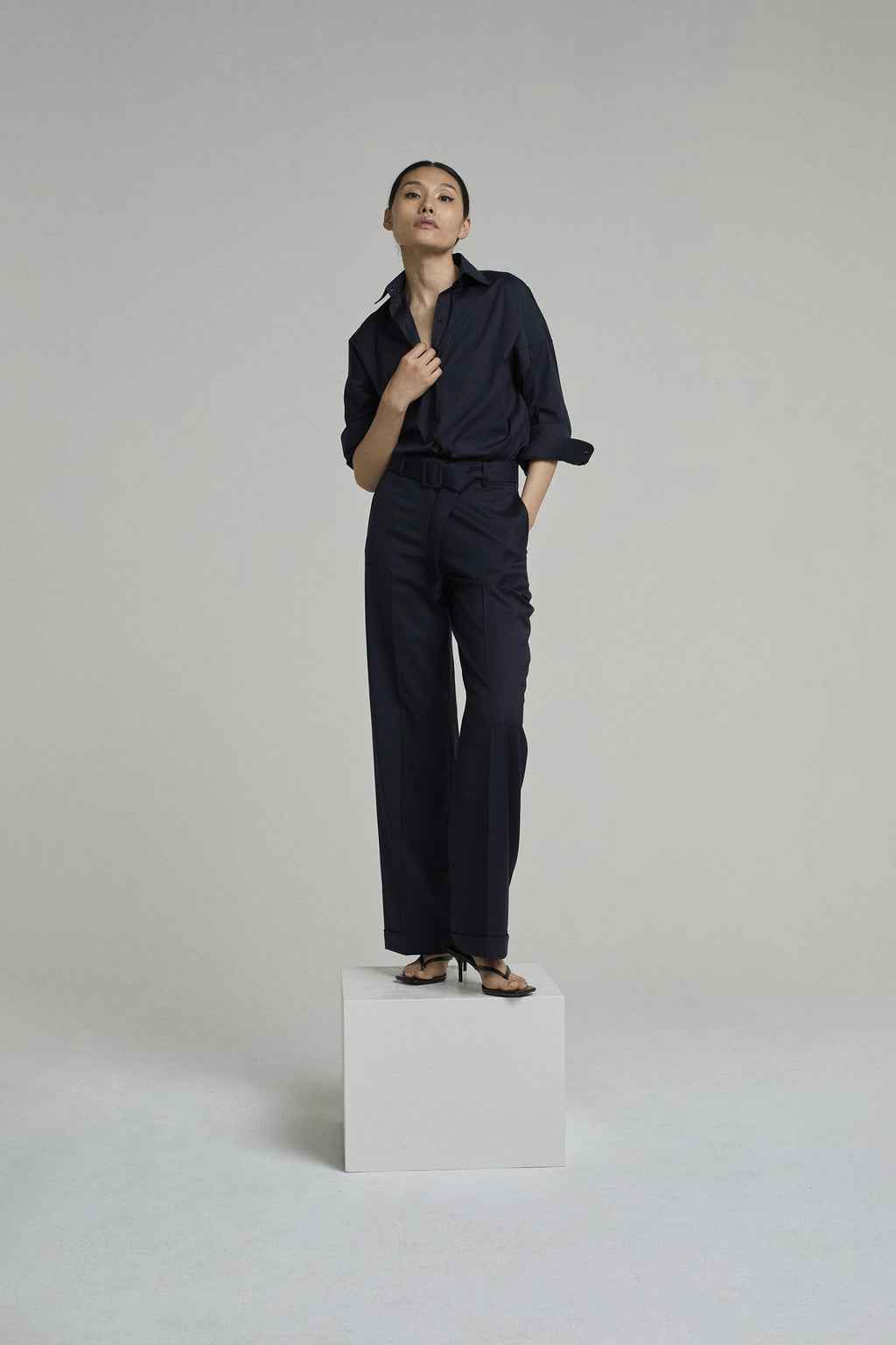 COOL WOOL COSTUME BELT | BLUE BLACK