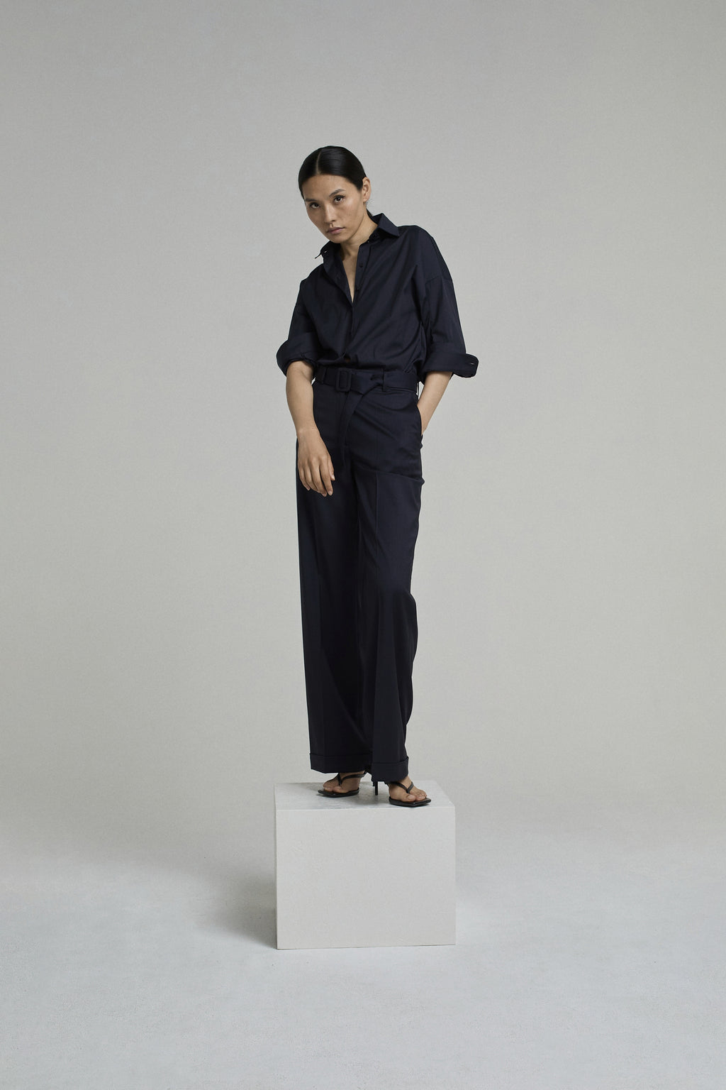 COOL WOOL COSTUME BELT | BLUE BLACK
