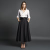 AUDREY SKIRT COTTON | BLACK