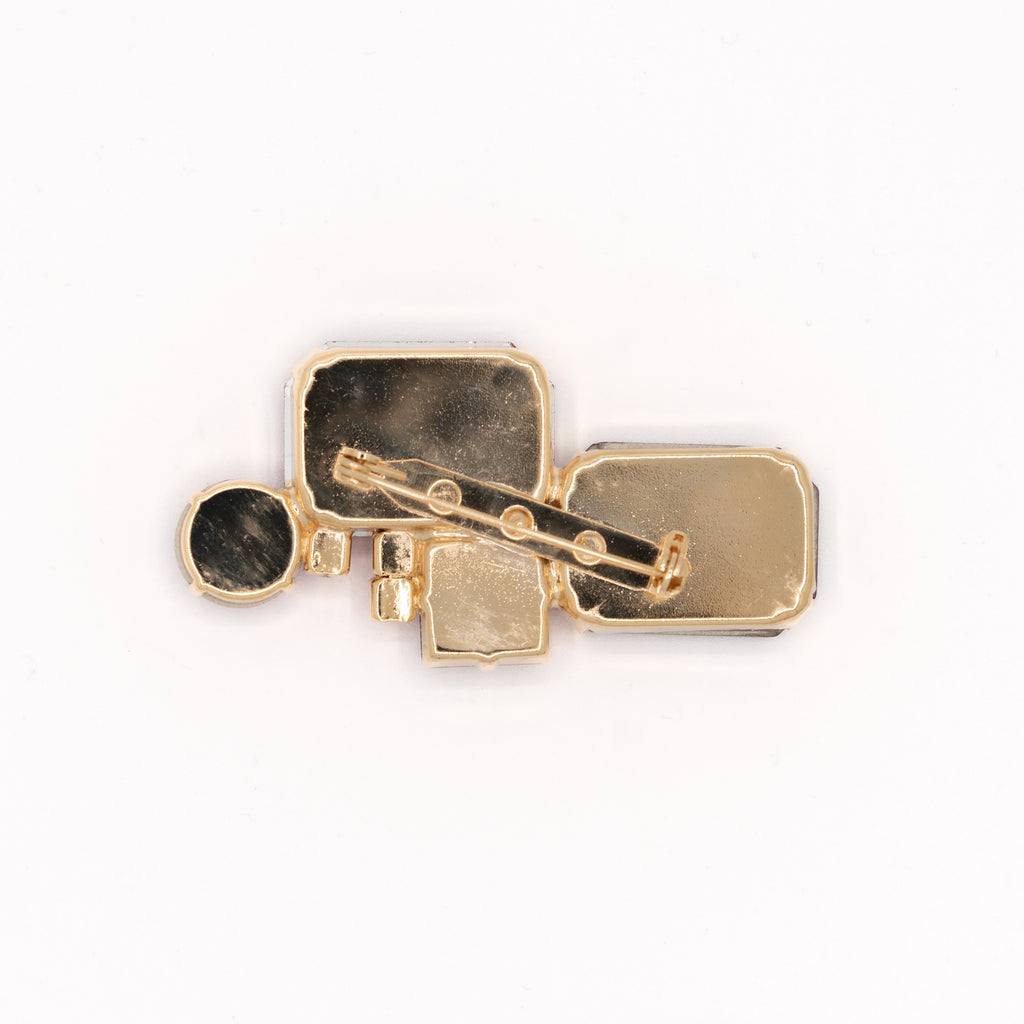 BROOCHE MIX BIG | BORDEAUX