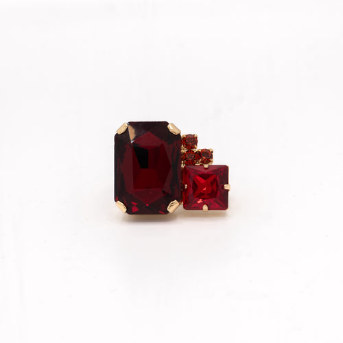 BROOCHE MIX SMALL | BORDEAUX