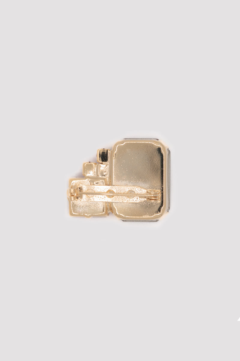 BROOCHE MIX SMALL | BORDEAUX
