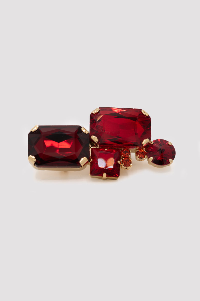 BROOCHE MIX BIG | BORDEAUX