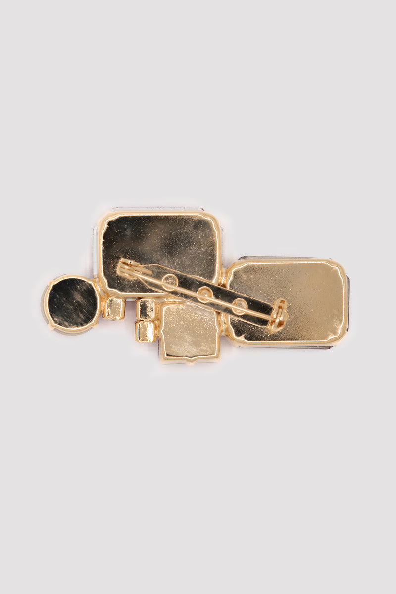 BROOCHE MIX BIG | BORDEAUX