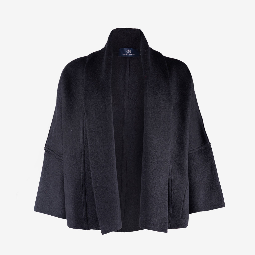 CARDIGAN EAGLE | BLACK