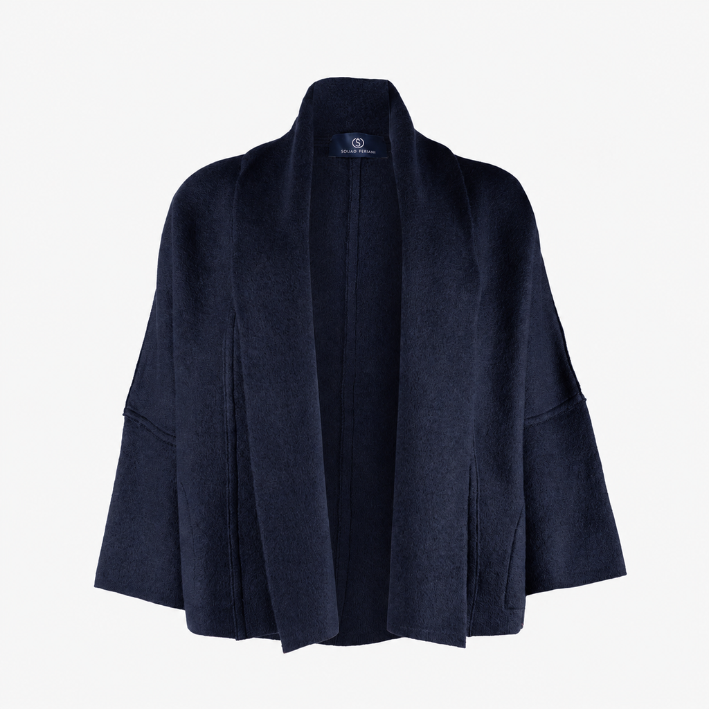 CARDIGAN EAGLE | DARK BLUE