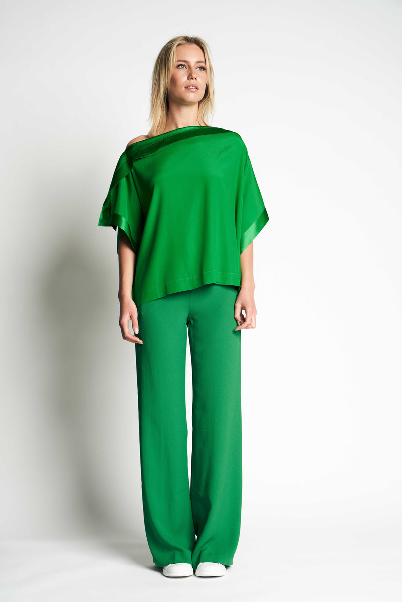 PANTS SILKY XO | GREEN