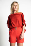 DAKOTA SILK TOP | RED