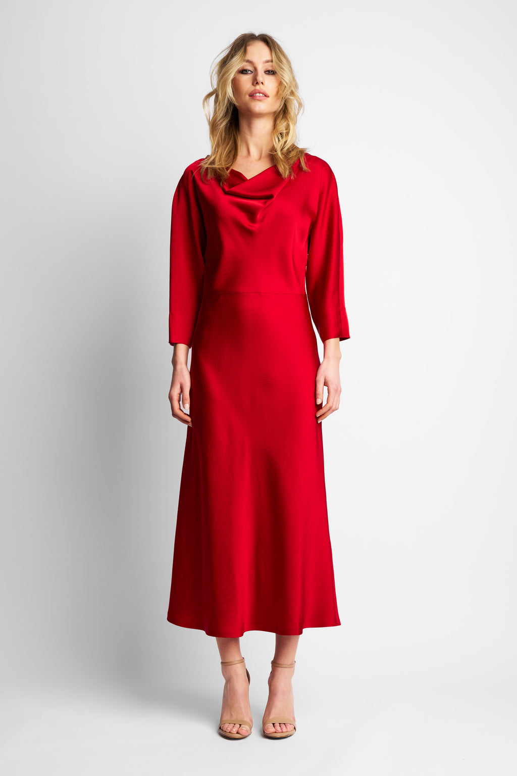 DRESS DELIA BORDEAUX | BORDEAUX