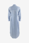DRESS MARY LONG STRIPE | WHITE