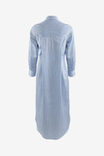 DRESS MARY LONG STRIPE | WHITE