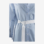 DRESS MARY LONG STRIPE | WHITE
