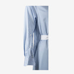 DRESS MARY LONG STRIPE | WHITE