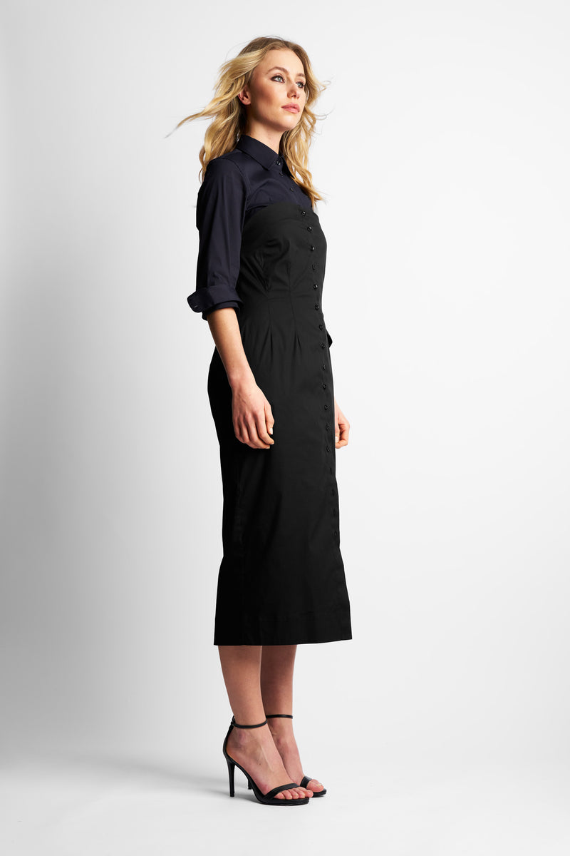 DRESS MEGHAN | BLUE BLACK