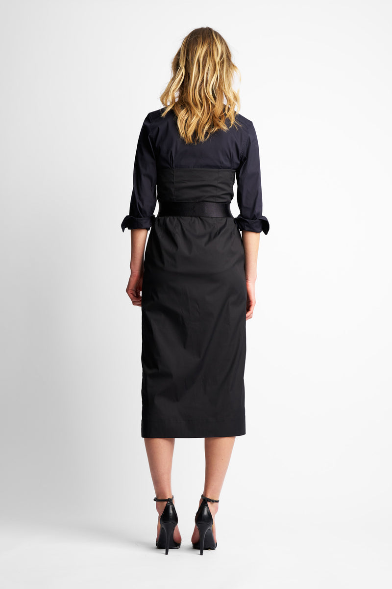 DRESS MEGHAN | BLUE BLACK