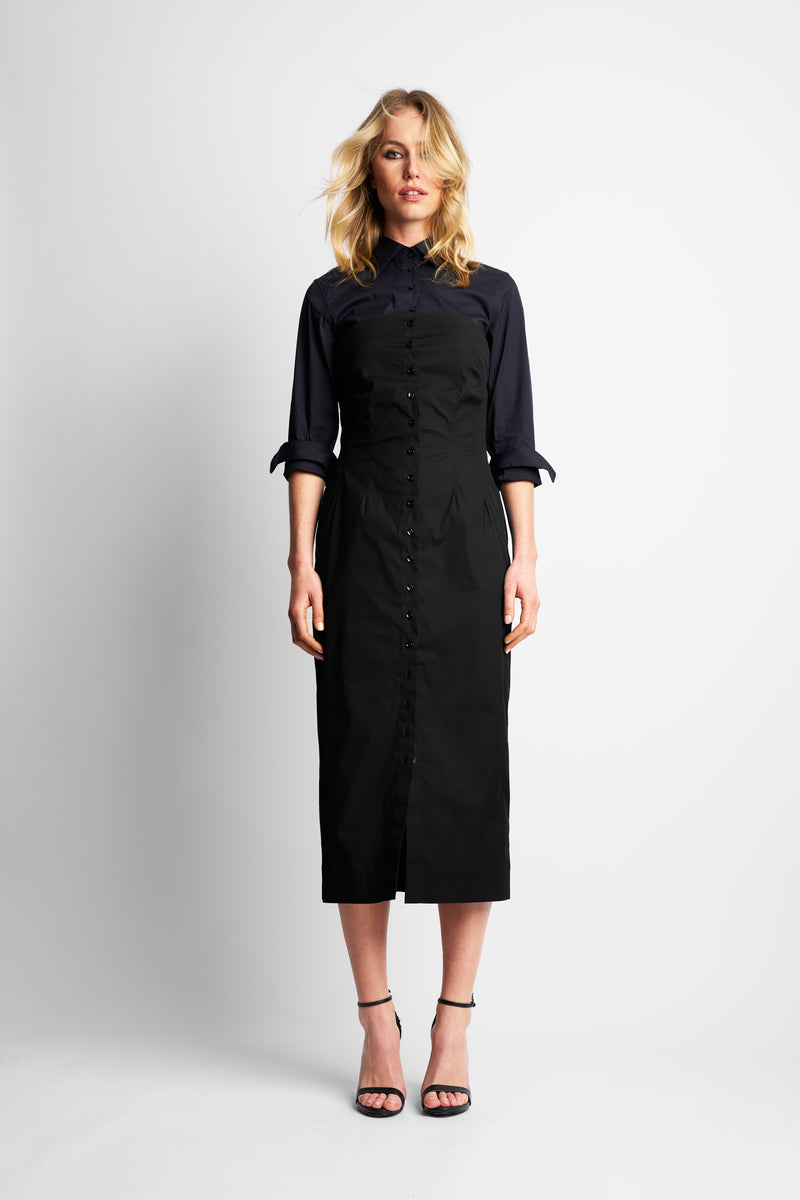 DRESS MEGHAN | BLUE BLACK