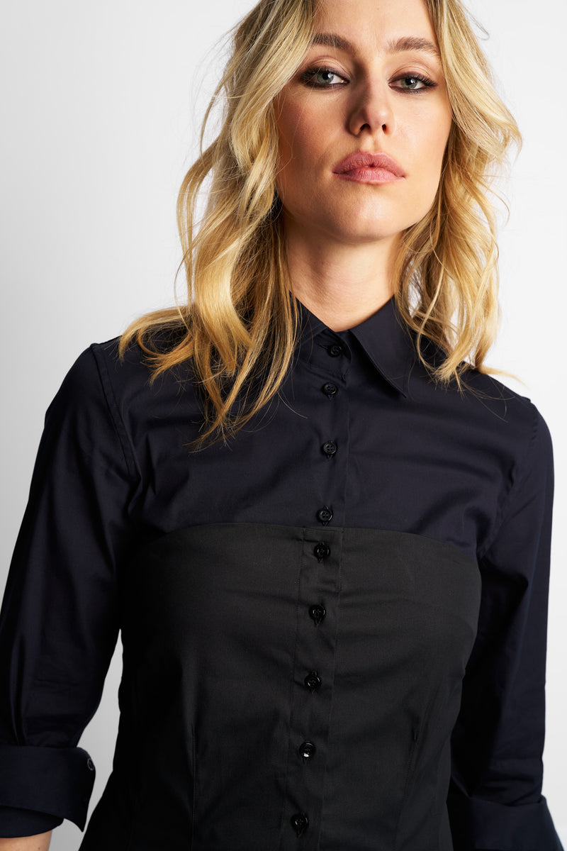 DRESS MEGHAN | BLUE BLACK