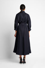 DRESS SCARLET | BLUE BLACK