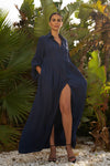 DRESS VICTORIA | BLUE BLACK