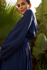 DRESS VICTORIA | BLUE BLACK