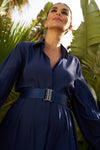DRESS VICTORIA | BLUE BLACK
