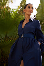DRESS VICTORIA | BLUE BLACK