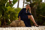 DRESS VICTORIA | BLUE BLACK