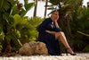 DRESS VICTORIA | BLUE BLACK