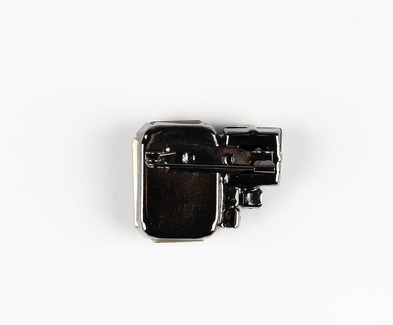 BROOCHE MIX SMALL | DARK BLUE