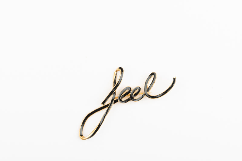 BROOCHE FEEL | BLACK