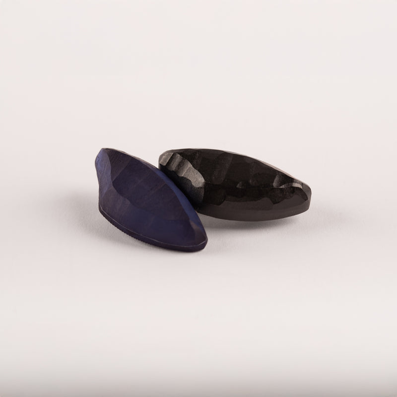 BROOCHE DOUBLE VENEZIA | DARK BLUE