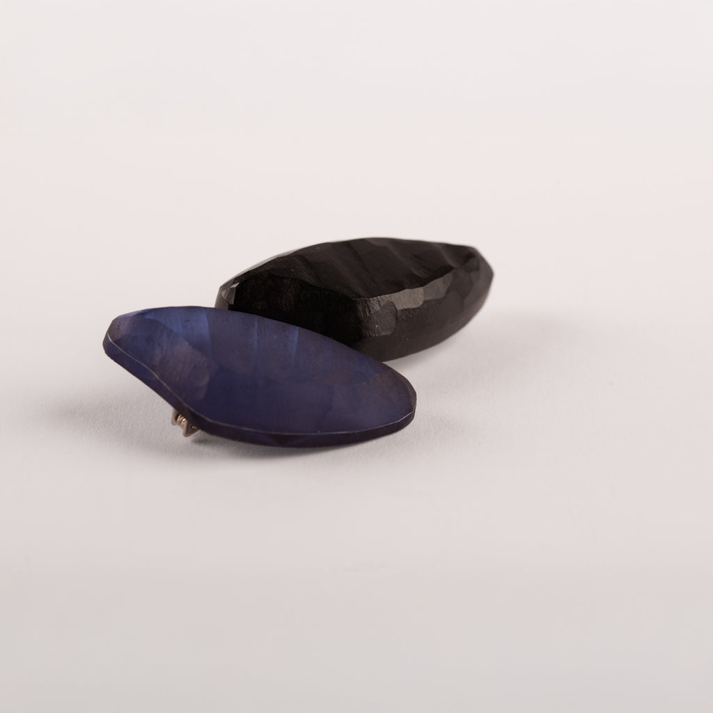 BROOCHE DOUBLE VENEZIA | DARK BLUE