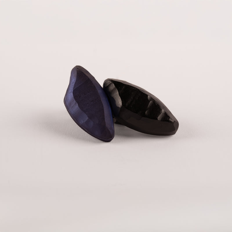 BROOCHE DOUBLE VENEZIA | DARK BLUE