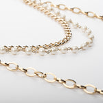 NECKLACE COMBI PEARL | LIGHT GOLD
