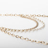 NECKLACE COMBI PEARL | LIGHT GOLD