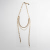 NECKLACE COMBI PEARL | LIGHT GOLD
