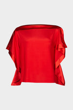 DAKOTA SILK TOP | RED