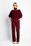 BO MERINO WOOL PULL | BORDEAUX