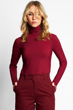SOUL TURTLENECK MAT | BORDEAUX