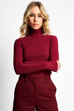 SOUL TURTLENECK MAT | BORDEAUX