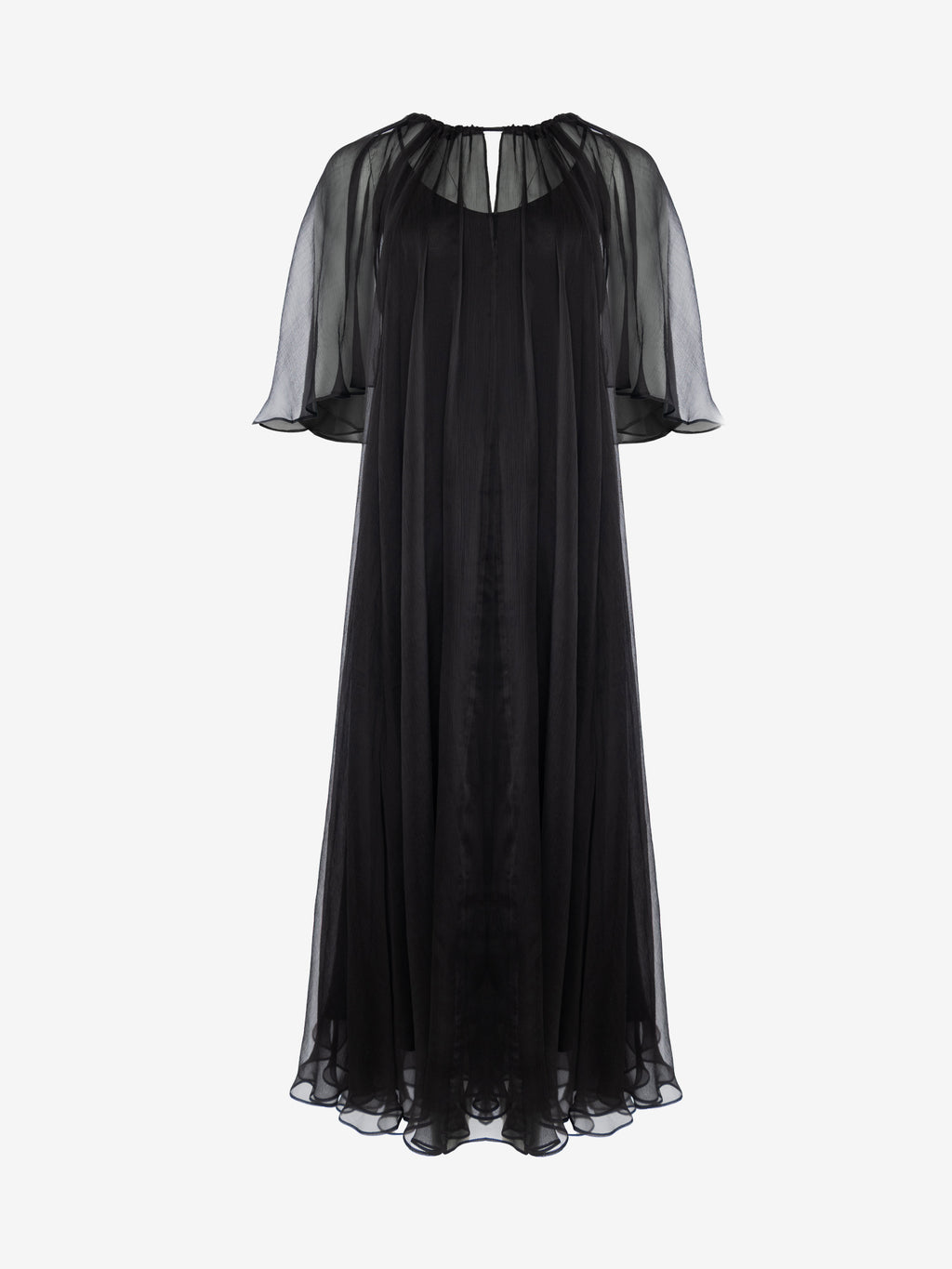 DRESS AMBER BLACK | BLACK
