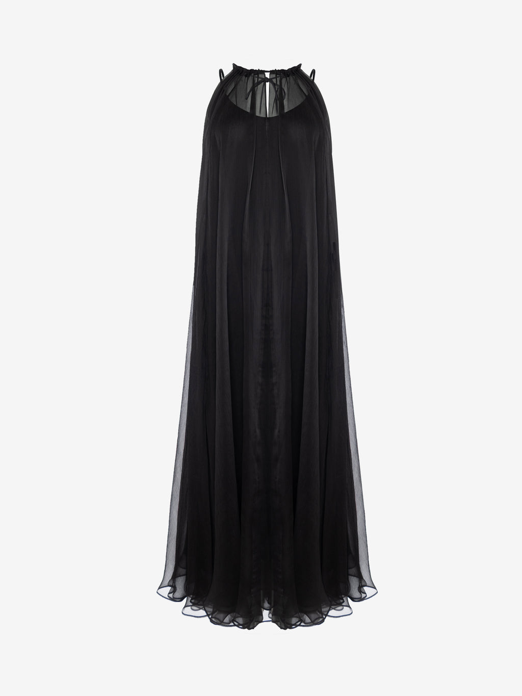 DRESS AMBER BLACK | BLACK