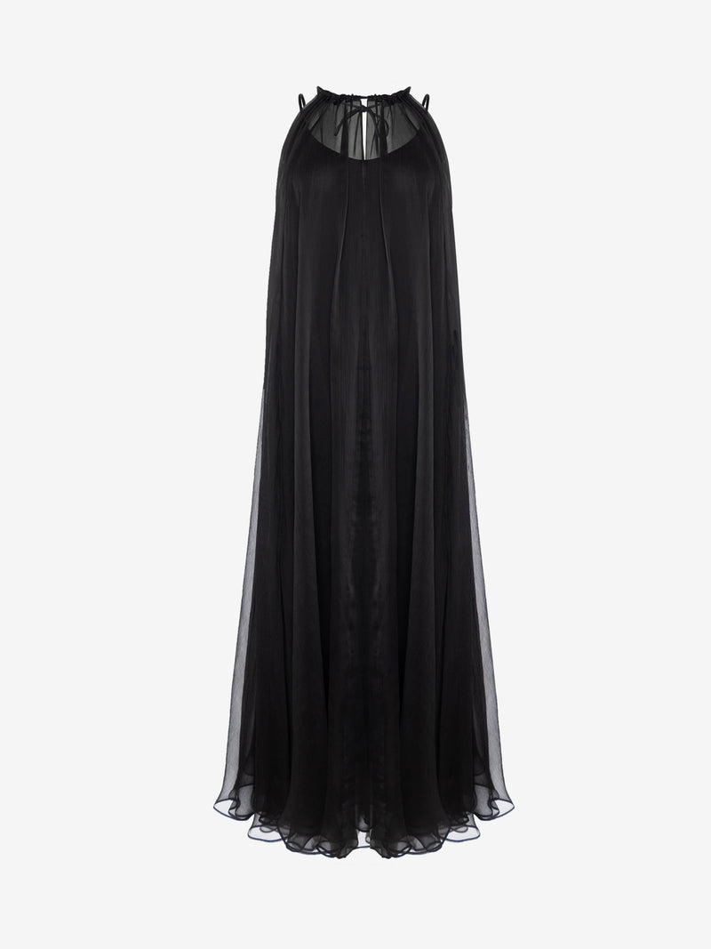DRESS AMBER BLACK | BLACK