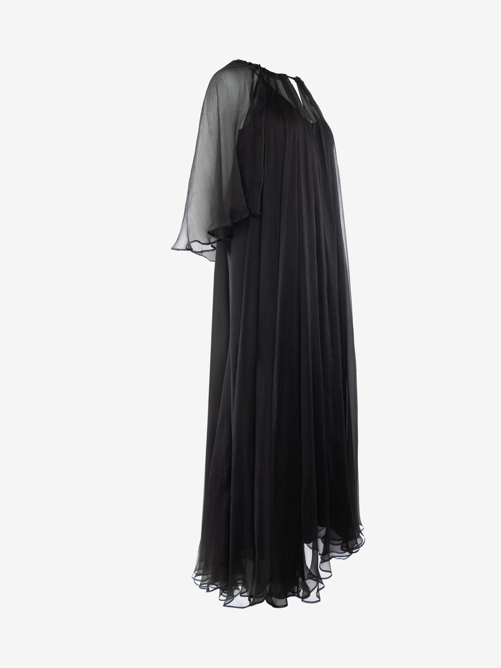 DRESS AMBER BLACK | BLACK