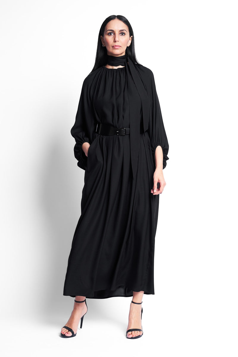 DRESS BONNY LONG BLACK | BLACK